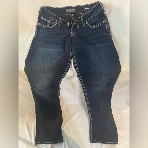 Silver jeans- size 27 dark blue jeans - Picture 1 of 3